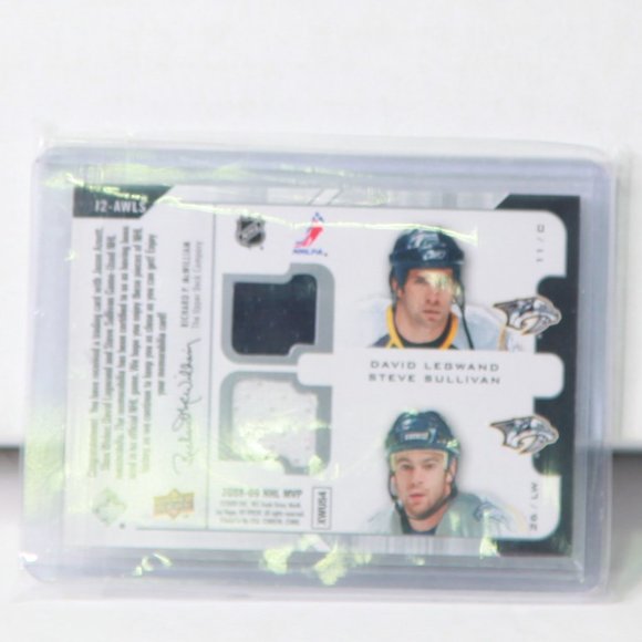 2 on 2 Jerseys MVP Jersey Cards Arnott, Weber, Legwand & Sullivan - Predators - Picture 2 of 2